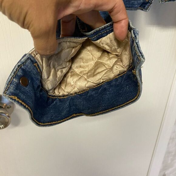 Abercrombie & Fitch Sherpa lined Denim Jacket - Picture 4 of 5